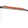 vidaXL Markise Einziehbar 4 x 3 m orange/braun