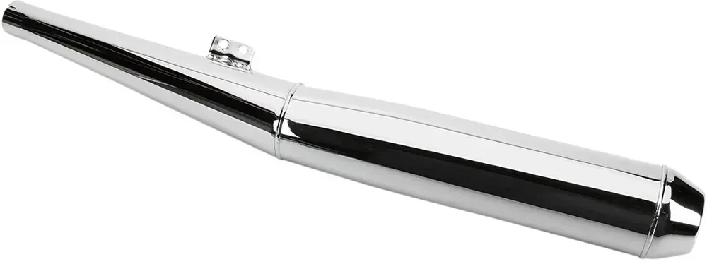 Emgo Bmw Style Left Nicht Homologierter Schalldämpfer - Silver - Not Homologated