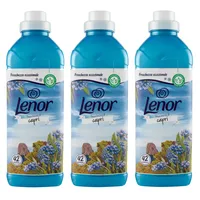 3x Lenor Brezza di Capri Konzentrierter Weichspüler 42 Washes 966ml