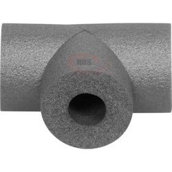 Rohrisolierung PE Heizung T-Stück (grau) ((Rohrdurchmesser x Dämmstärke): 60 x 20 mm)