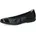 Comfortfusse Leder-Ballerinas in Schwarz 41