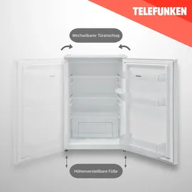 Telefunken C-135-100-W Kühlschrank (135 l, 838 mm hoch, Weiß)