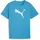 Puma teamRISE Logo Baumwolltrikot Jungen 02 speed blue/white 176