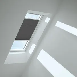 VELUX Plissee Graphit 1274, CK04 1274KWL (Farbe: - 1274KWL, Farbe Schiene: