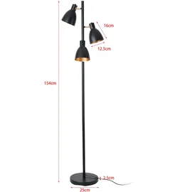 lux.pro Witney 3-flg. E14 Schwarz