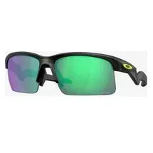 OAKLEY Capacitor Brille matte black mit Gläsern Prizm Road Jade kinder