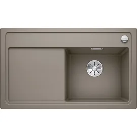 Blanco Zenar 45 S rechts Einbau von Oben silgranit tartufo Handbetätigung 860 x 510 mm