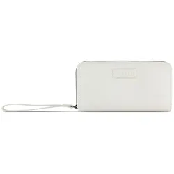 bugatti Elsa Geldbörse RFID Schutz Leder 19 cm weiß