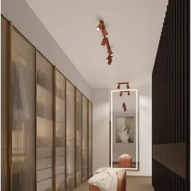 Sollux Deckenleuchte KARBON 30 roter Ocker