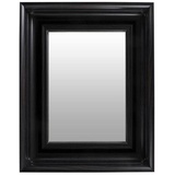 XXXLutz Wandspiegel, Dunkelbraun, Kunststoff, Glas, 36.5x45.5x5.2 cm,