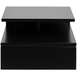 VCM Nachttisch 1 Schublade Schwarz