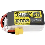 Tattu R-Line V5.0 (LiPo) 22.2 V 1200 mAh Zellen-Zahl: 6 150 C Block XT60