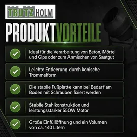 Trutzholm Betonmischer 140 l