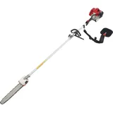 Astkettensäge - Hochentaster - 2-Takt Benzin 43 cm3 - 1,25 kW (1,7 PS) - Handstart - Große Reichweite - Rot
