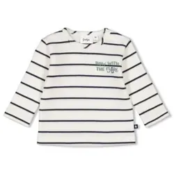 Feetje Langarmshirt Rock My Boat Marine, 86