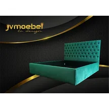 aea Chesterfield Bett Polster Design Luxus Doppel Hotel Betten Gold Luxus Hotel Neu - Weiß