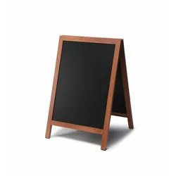 SHOWDOWN Displays Showdown Kundenstopper Kreidetafel Natura - 55x85cm - Holz - Hellbraun