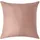 Homescapes Kissenbezug Gestreift 80 x 80 cm Taupe