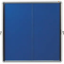 NOBO Schaukasten silber 12x DIN A4 92,5 x 6,3 x 97,0 cm, 1 St.