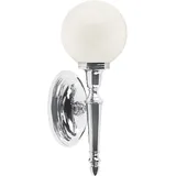Elstead Lighting Wandlampe Leuchte Spiegellampe LED Badezimmerleuchte chrom poliert Glas Kugel
