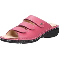 Finn Comfort Hellas Damen Pantolette rosa azalea Glattleder : 39 Schuhgröße: 39 - Rot