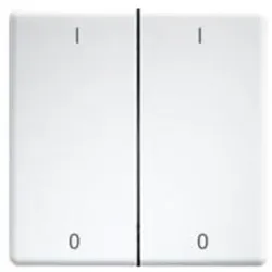 Eltako Doppelwippe lasergraviert DW-FT55-rw+IO