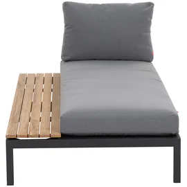 Siena Garden Alvida Loungesofa schwarz/teak