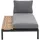 Siena Garden Alvida Loungesofa schwarz/teak
