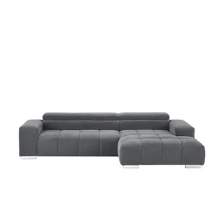 Uno Ecksofa grau ¦ Maße (cm): B: 307 H: 73 T: 186.0