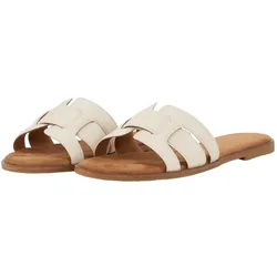 TOM TAILOR Damen Flache Sandalen mit weicher Sohle, beige, Gr. 38