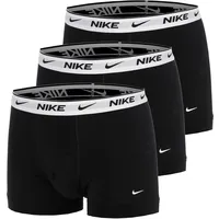 Nike Essential Cotton Stretch Trunk Schwarz / Weiß XL 3er Pack
