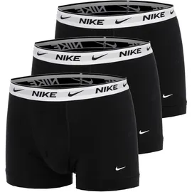 Nike Essential Cotton Stretch Trunk Schwarz / Weiß XL 3er Pack