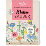 pen2nature Ausmal-Postkarten Blütenzauber 20 Karten