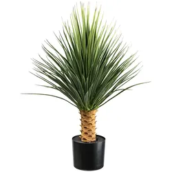 CREATIV green künstliche Pflanze Yucca rostrata Stamm, ca 85cm