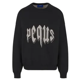 pequs Fleecepullover Sweatshirt Schwarz M