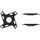 FSA Spider E-Bike 4-Arm Aluminium BCD 104 mm Schwarz