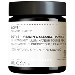 Evolve Organic Beauty ENZYME + VITAMINE C CLEANSER POWDER 70g Gesichtspeeling 