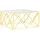 furnicato Gold Edelstahl und Glas 80 x 40 cm