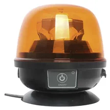 SECORÜT Rundumleuchte 95003 12 V/DC, 24 V/DC akkubetrieben Magnet-Befestigung, Magnetfuß, Saugnapf Orange