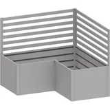 Biohort Rankgitter für L-Form Gr. L200/L2 x 1 Silber-Metallic