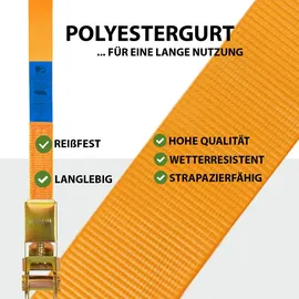 Trutzholm Spanngurt mit Ratsche 4 m 800 kg