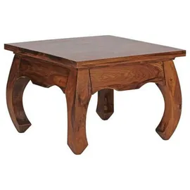 Wohnling Couchtisch Massivholz sheesham 60,0 x 60,0 x 40,0 cm