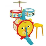 Reig Spielzeug-Musikinstrument Schlagzeug Reig Fisher Price tiere Kunststoff