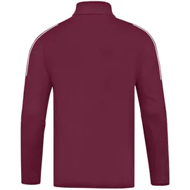 Jako Herren Trainingsziptop Classico maroon, XXL