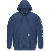 CARHARTT Midweight Sleeve Logo 2025 Hoodie, blau, XS für