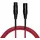 Cascha Standard Line Microphone Cable (XLR), Red, 6m