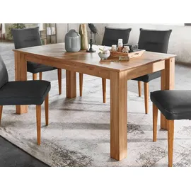 g+k möbelvertriebs Ausziehtisch 180(280)x100cm "Leipzig" Wildeiche massiv