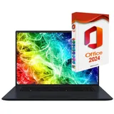 Asus VivoBook 18X, 18" WUXGA, Windows 11 Pro inkl. MS Office 2024 Pro Business-Notebook (45,7 cm/18 Zoll, AMD Ryzen 7 260H, Radeon, 1000 GB SSD, Windows 11 Pro 64Bit + MS Office 2024, Beleuchtete Tastatur) 1000 GB | 32 GB RAM