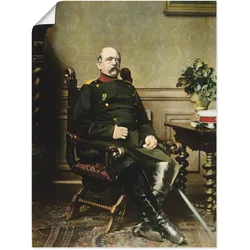 Artland Wandbild »Otto von Bismarck«, Menschen, (1 St.), als Leinwandbild, Poster in verschied. Größen Artland Farbe Bild(er): grün