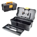 GarPet Werkzeugkoffer leer 34 x 18 x 15 cm schwarz